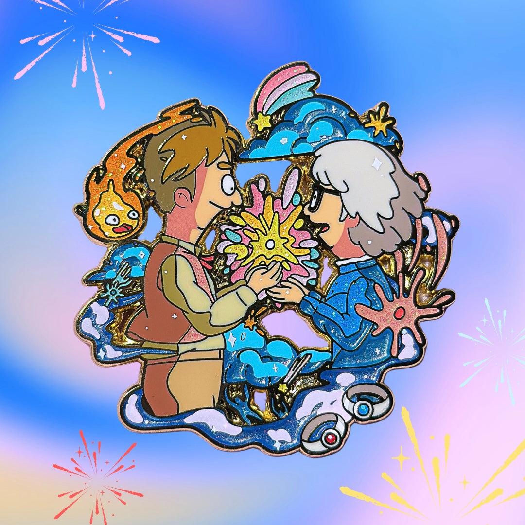 The Boy Who Swallowed a Star Enamel Pin