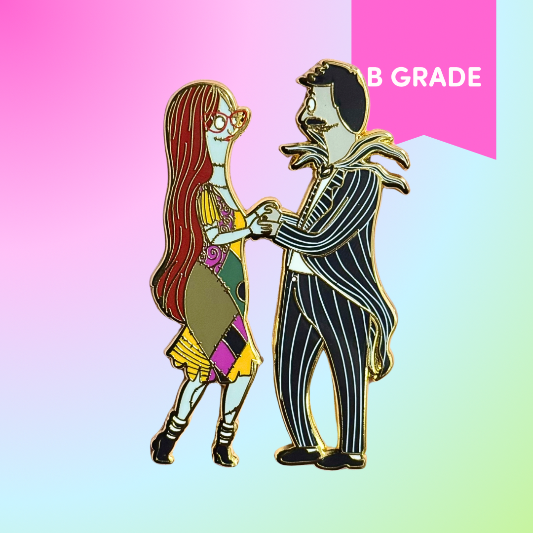 Linda and The Pumpkin King Enamel Pin - B GRADE