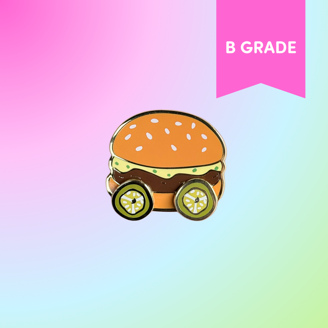 Pickle Wagon Enamel Pin - B GRADE