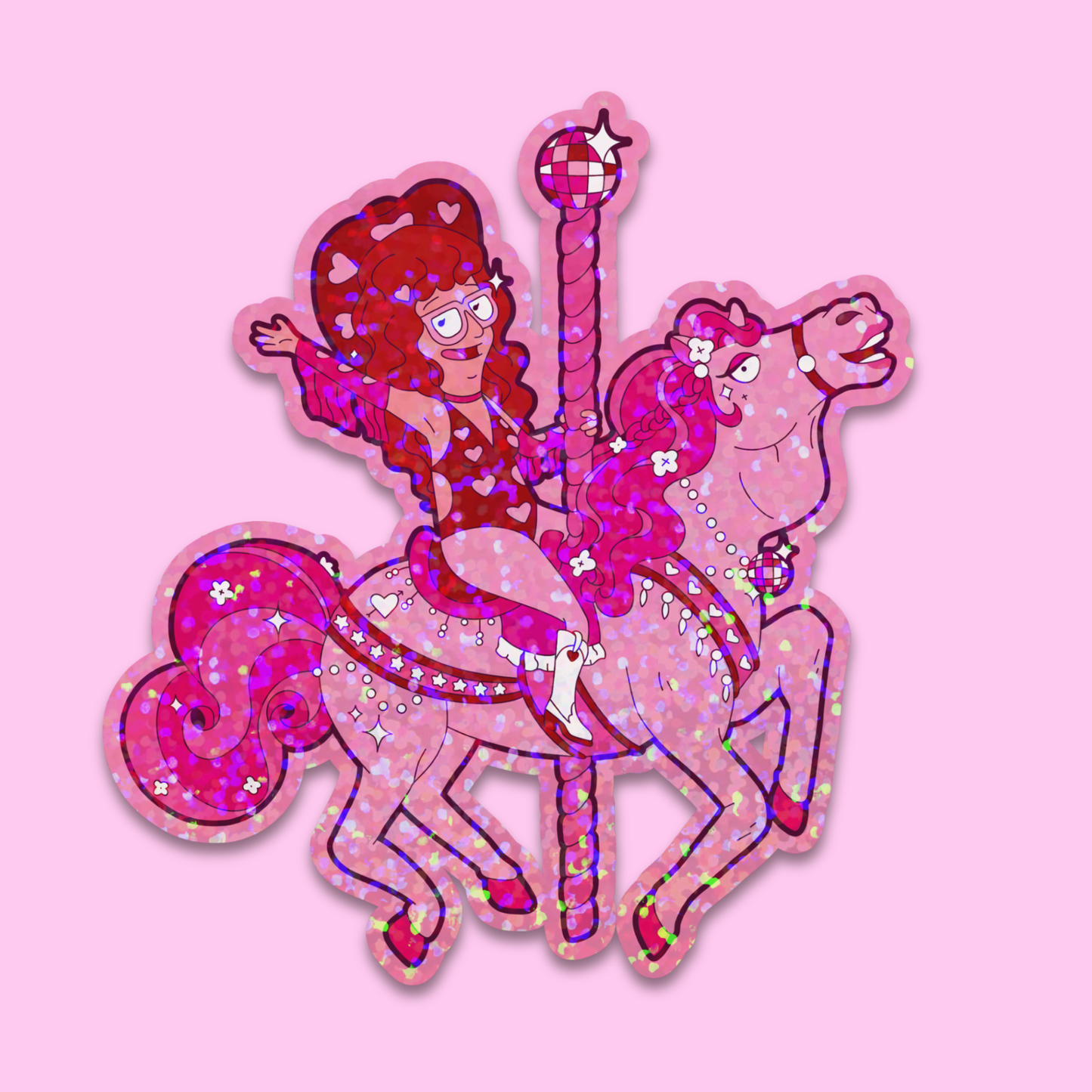 Pink Pony Glitter
