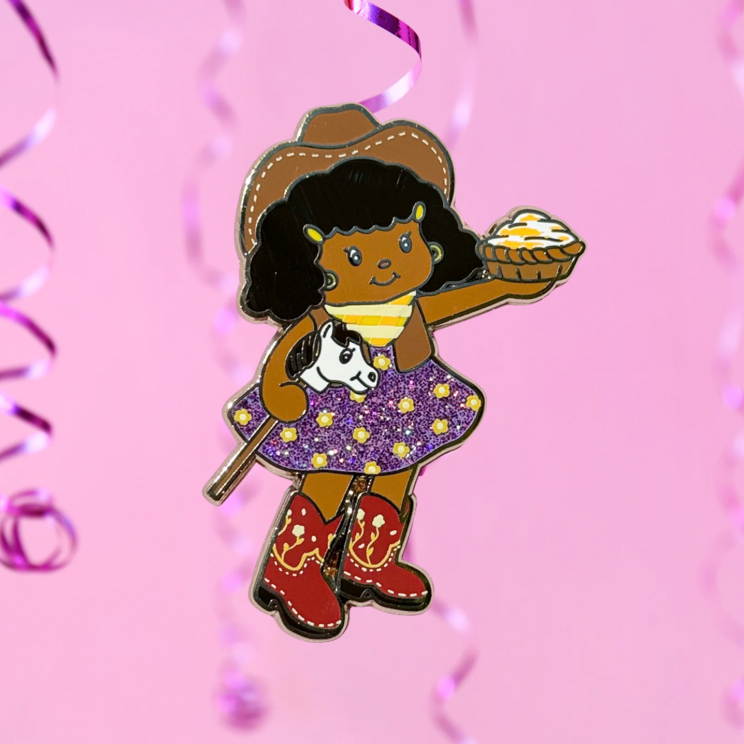 Marshmallow Blossom Enamel Pin