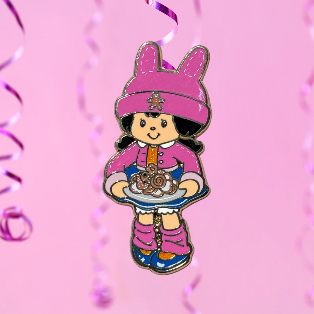 Snappy Bunny Enamel Pin
