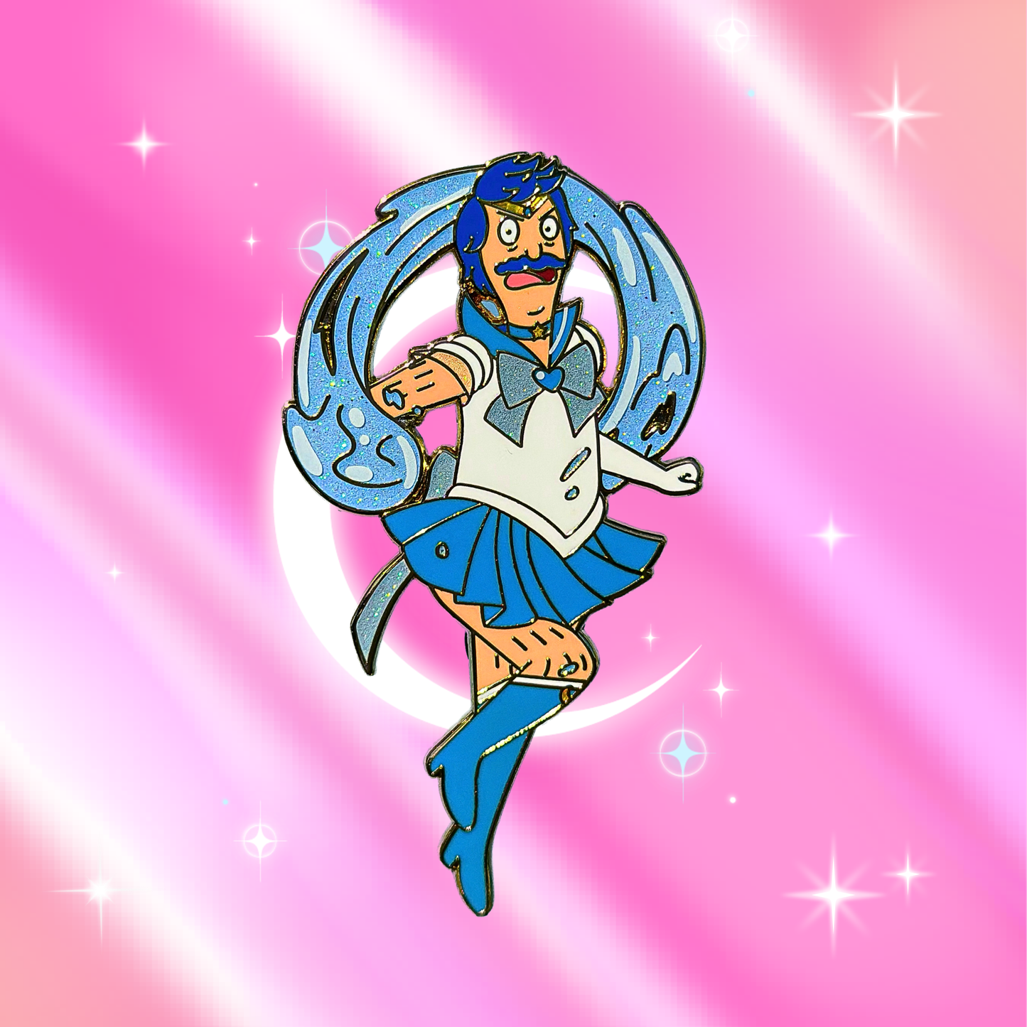 Super Sailor Bob Enamel Pin
