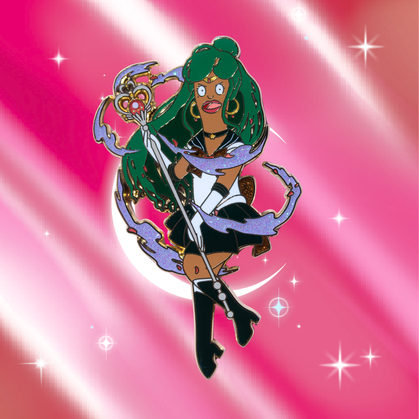 Super Sailor Marshmallow Enamel Pin