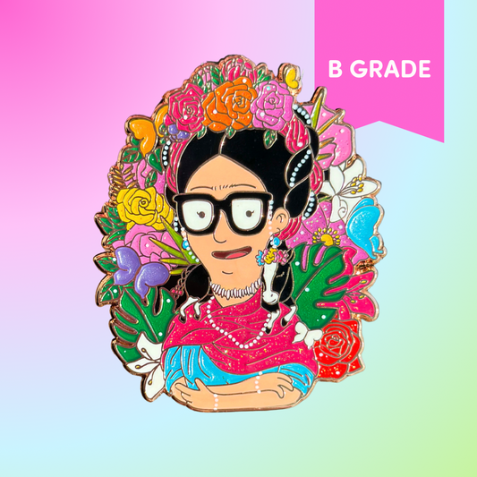 Tina Kahlo Enamel Pin - B GRADE