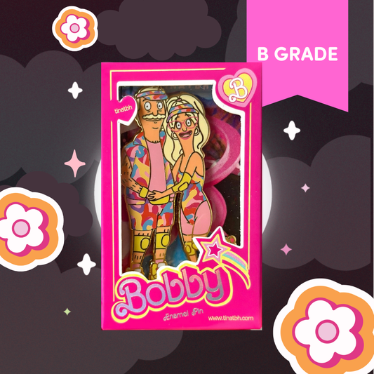 Rollerskate Bobby Enamel Pin - [B GRADE]