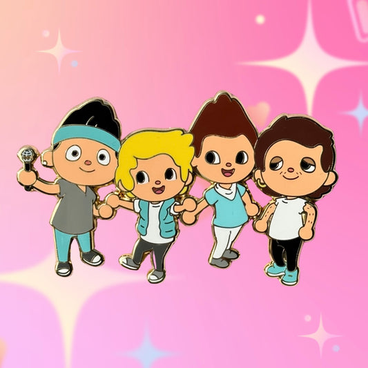 Boy Band Villagers Enamel Pin