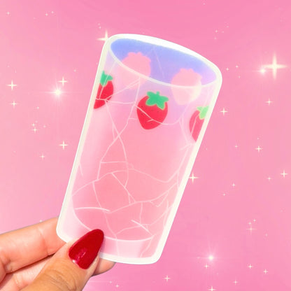 Strawberry Cup Bookmark