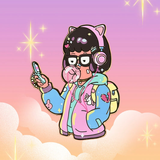 Kawaii Tina Enamel Pin
