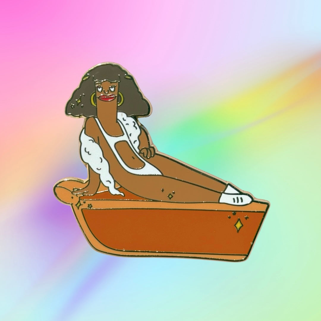 Sweet Potato Pie Enamel Pin [B GRADE]