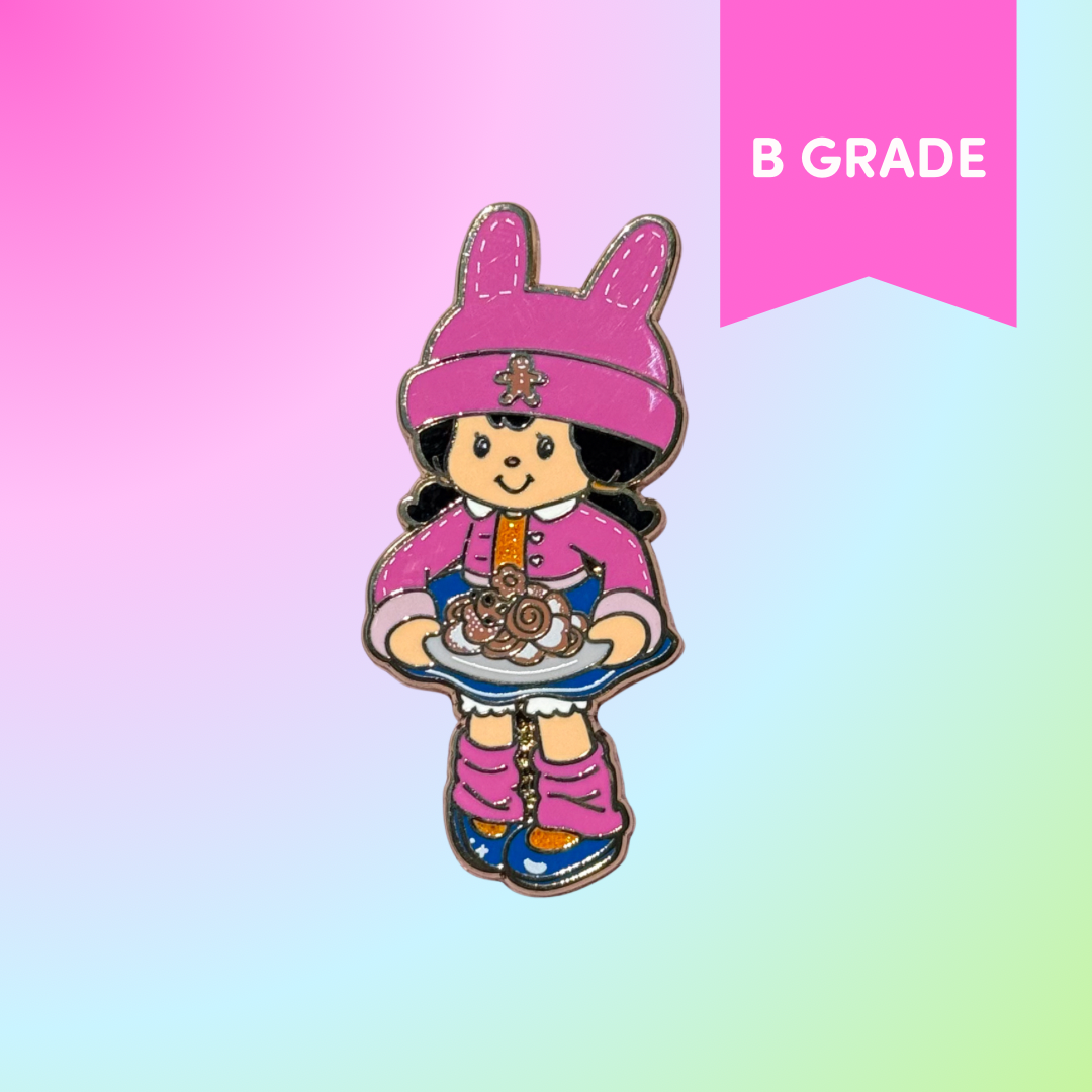Snappy Bunny Enamel Pin [B GRADE]