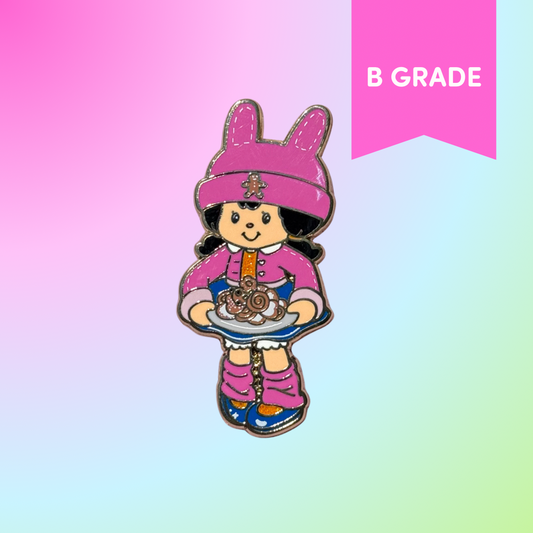 Snappy Bunny Enamel Pin [B GRADE]