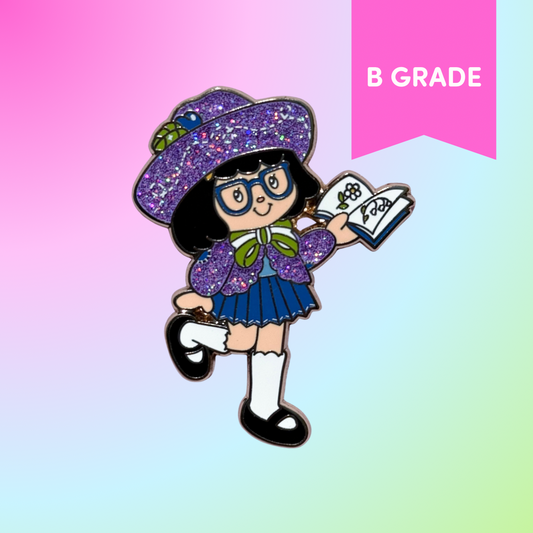 Awkward Plum Enamel Pin [B GRADE]