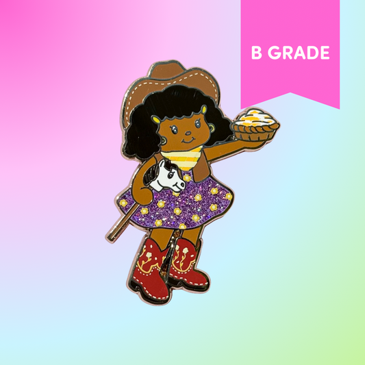 Marshmallow Blossom Enamel Pin [B GRADE]