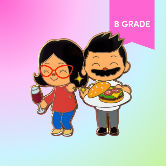 Villager Parents Enamel Pin - [B GRADE]
