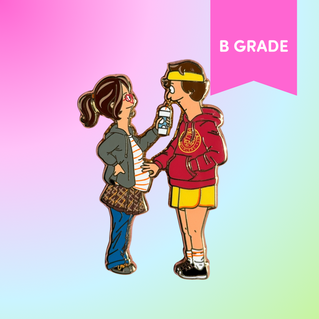 Burger Baby Enamel Pin - [B GRADE]