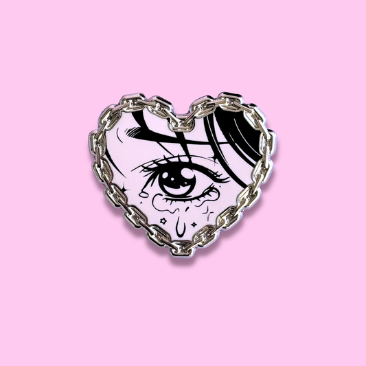 Ojos Tristes Enamel Pin