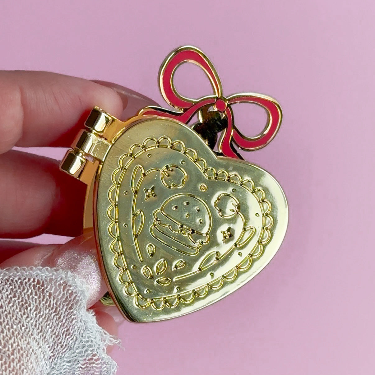 Lovers Locket Enamel Pin