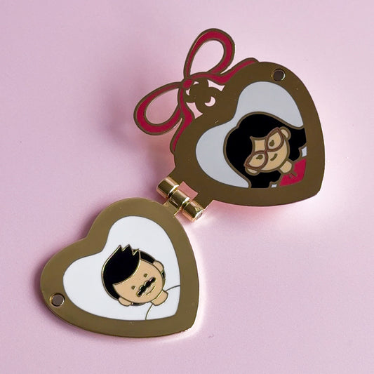 Lovers Locket Enamel Pin