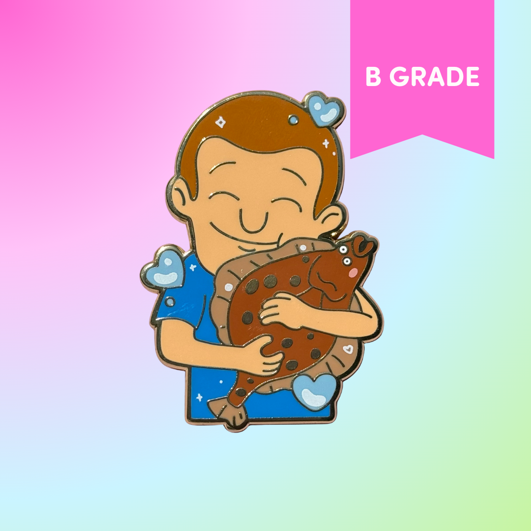 Pancake Enamel Pin [B GRADE]