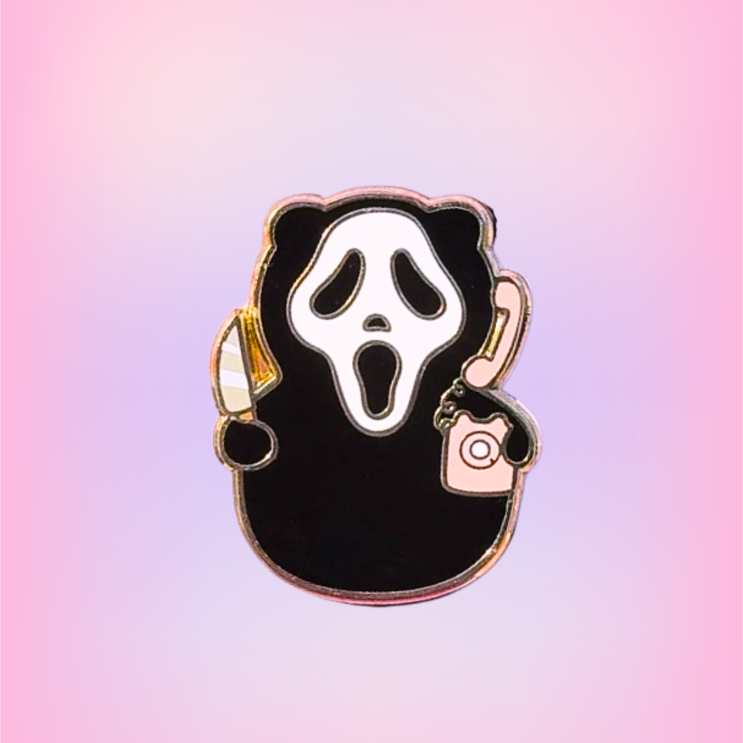 Ghost Face Enamel Pin [PREORDER]