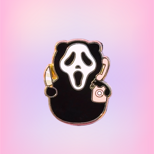 Ghost Face Enamel Pin [PREORDER]
