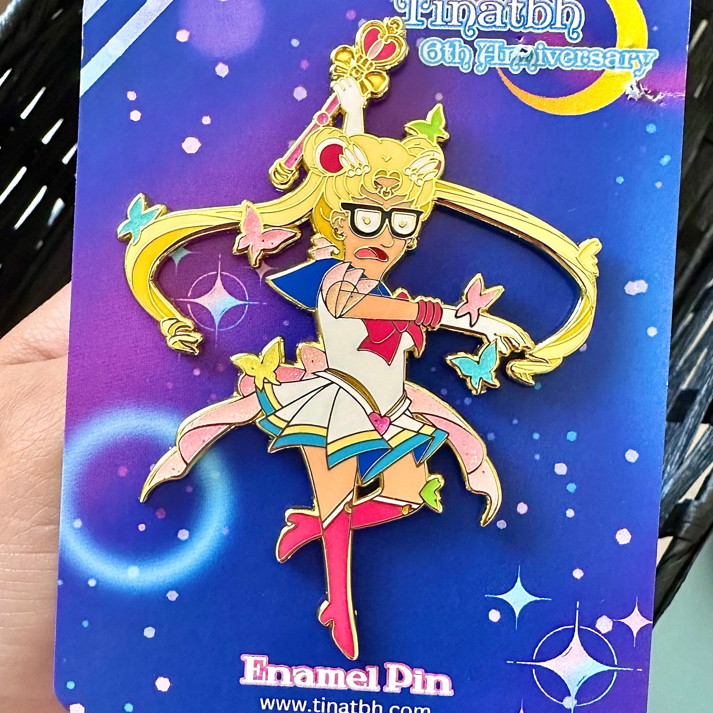 Super Sailor Tina Enamel Pin - [B GRADE]
