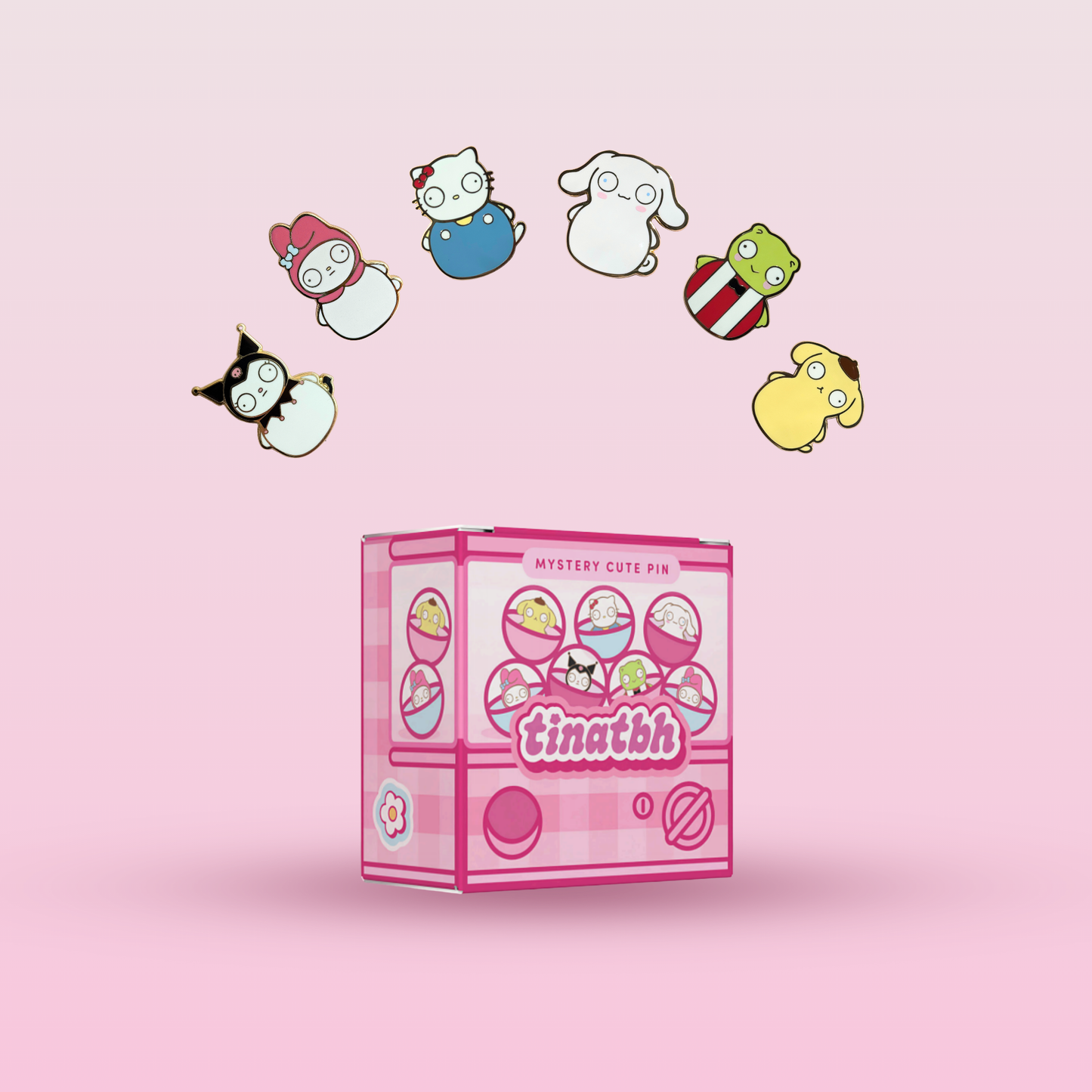 Mystery Cute Enamel Pin Blind Box Series