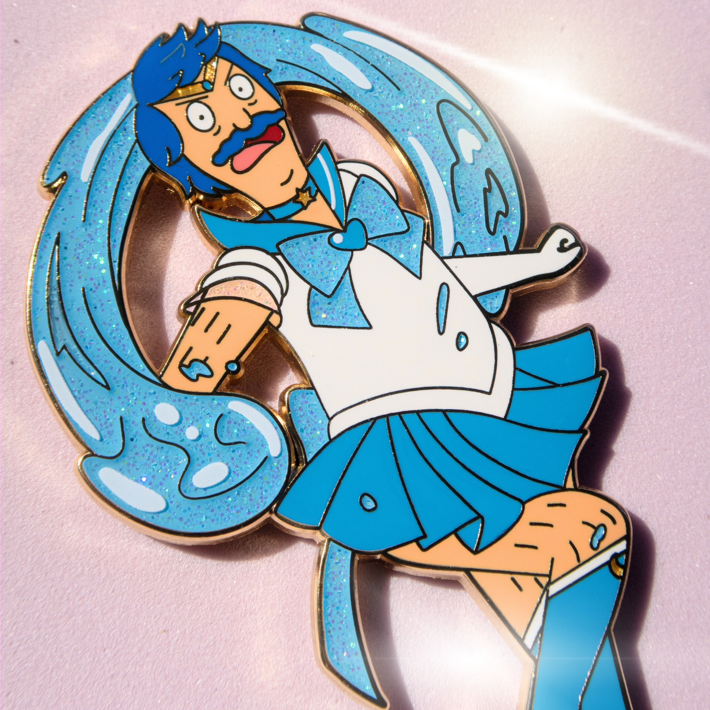 Super Sailor Bob Enamel Pin