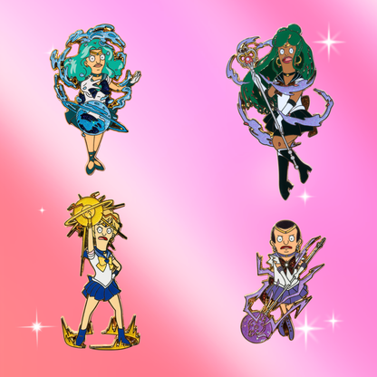 Outer Burger Guardians Enamel Pin Set