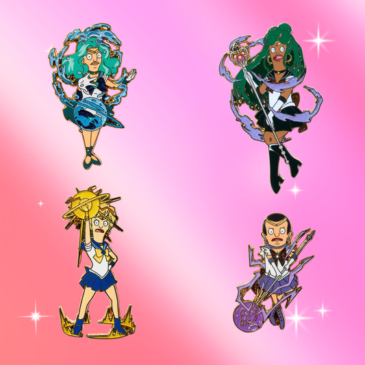 Outer Burger Guardians Enamel Pin Set