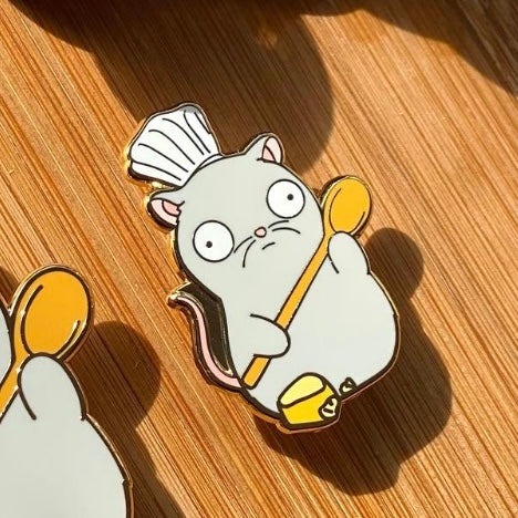 Mini Little Chef Enamel Pin - [PATREON EXCLUSIVE]
